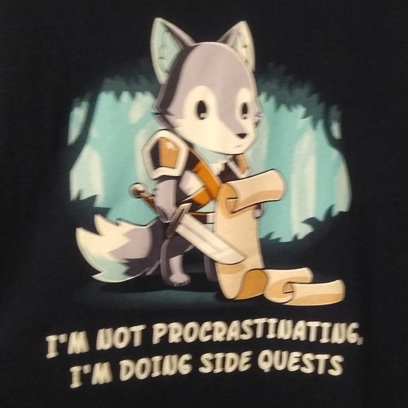 COPY - Newer Navy Blue Graphic T-shirt by Tee Turtle (Size:  Adult Unisex Large) - Picture 2 of 3